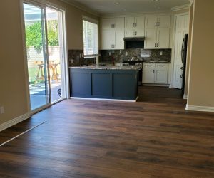 Diligent Honeycomb Home Cleaning crew using eco-friendly products for move in/out cleaning in Santa Clarita, showcasing sparkling results